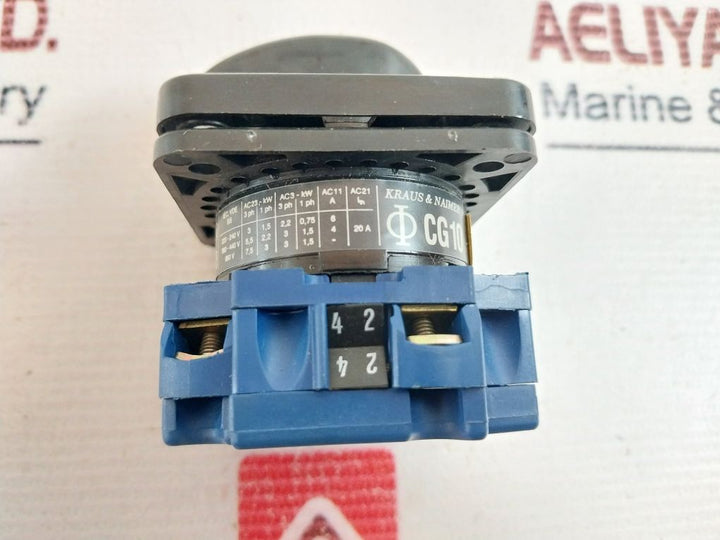 Kraus & Naimer Cg10 Locking Key Switch