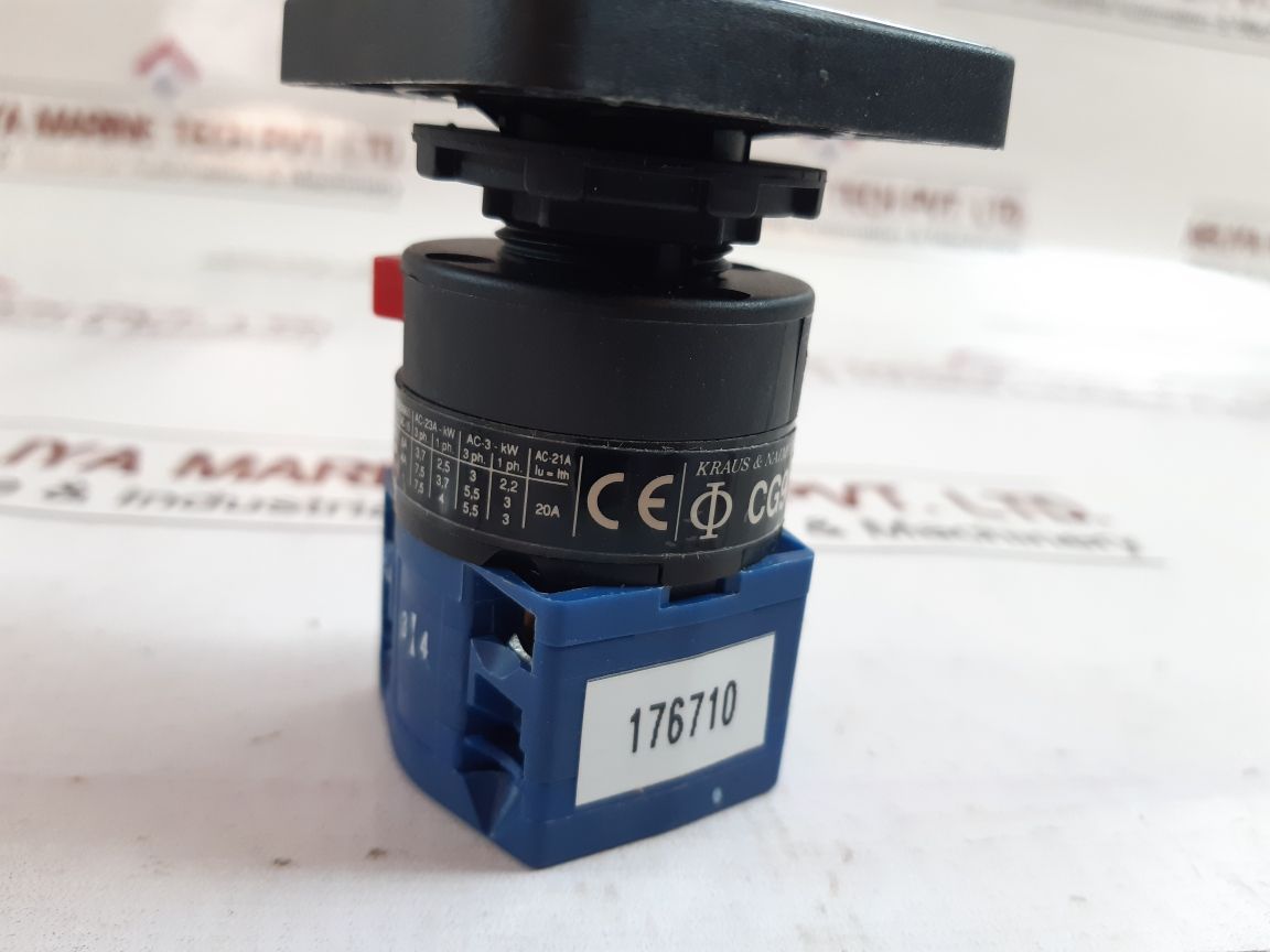 Kraus & naimer cg9 position selector switch