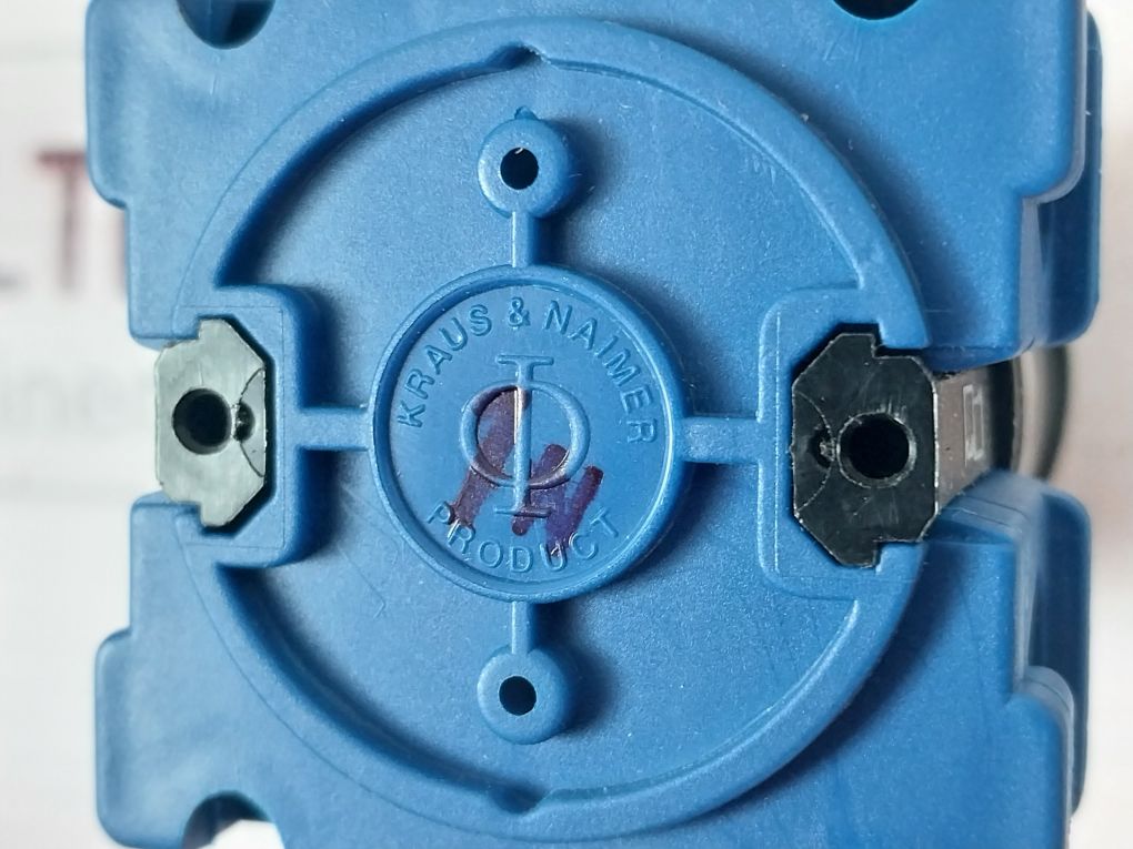 Kraus & Naimer Ch10 Isolator Selector Switch E1057476, 600 Vac 20 Amp