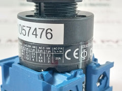 Kraus & Naimer Ch10 Isolator Selector Switch E1057476, 600 Vac 20 Amp