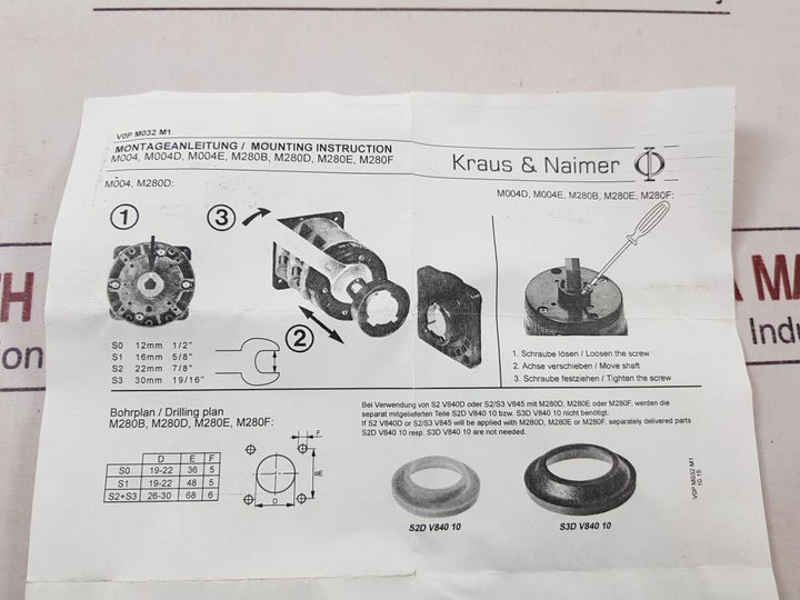 Kraus & Naimer Kg64 Disconnect Switch 60 Amp.