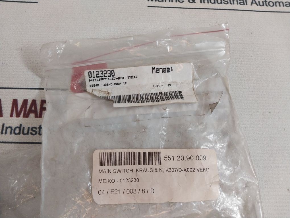 Kraus & Naimer Kg64B Manual Motor Controller Switch Set