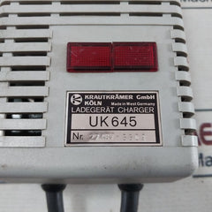 Krautkramer Uk645 Ladegerat/ Charger 110/220V~ 50/60Hz