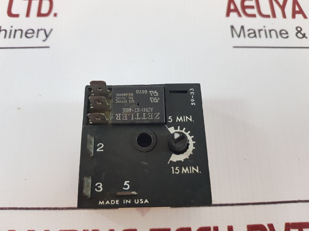 Krdb120A-3918 Time Delay Relay 5-15 Min.