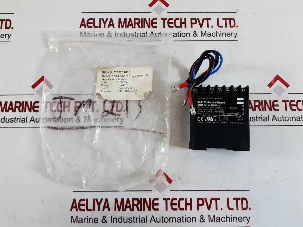 Kriwan Se-e1 Protection Module 347017-10

