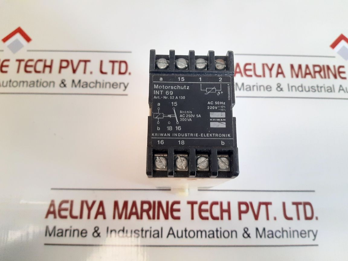 Kriwan Int 69 Engine Protection Relay 52 A 130
