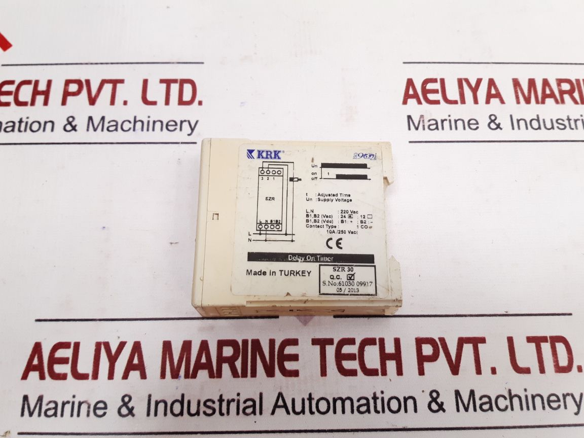 Krk Szr 30 Delay On Timer 250V Ac/ 10A