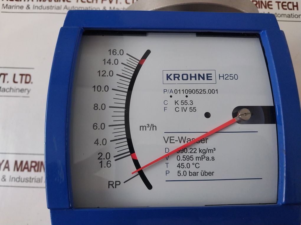 Krohne H250/Rr/M9/K2 Stainless Steel Variable Area Flowmeter