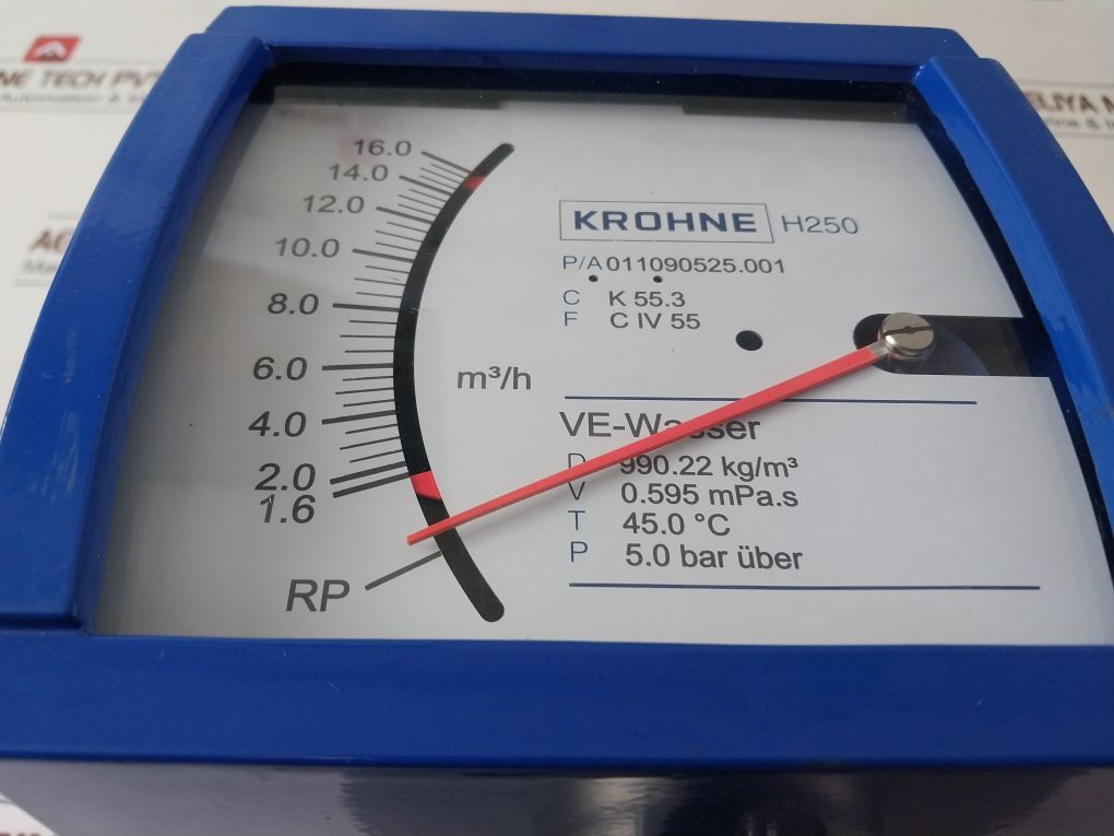 Krohne H250/Rr/M9/K2 Stainless Steel Variable Area Flowmeter
