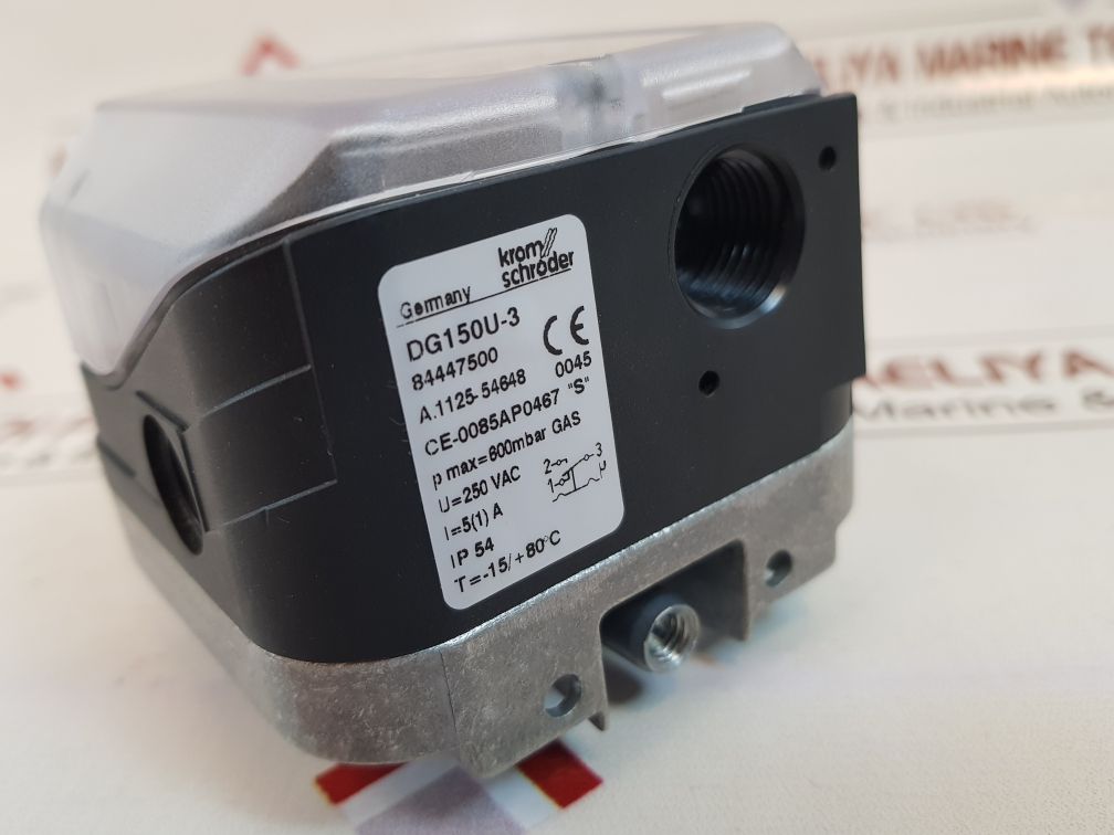 Krom Schroder Dg150U-3 84447500 Gas Pressure Switch 84447500