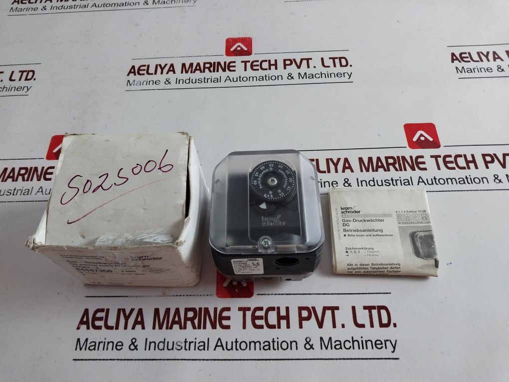 Krom Schroder Dg50U-3 Gas Pressure Switch 84447350