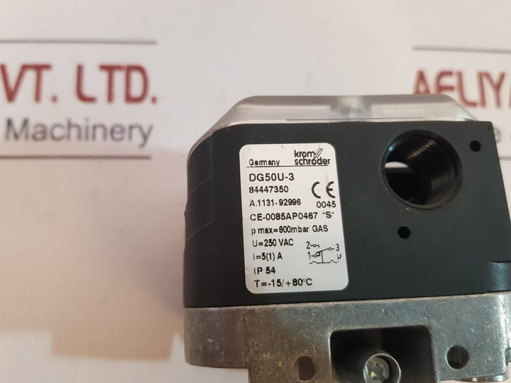 Kromschroder Dg50U-3 Pressure Switch 84447350