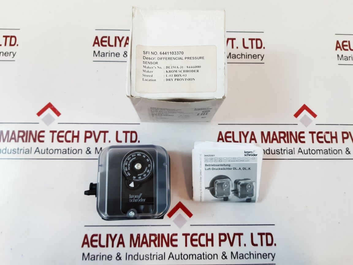 Krom Schroder Dl150A-31/84444880 Pressure Switch