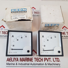 Kron Fm96Pc Ammeter 0 To 60120 A
