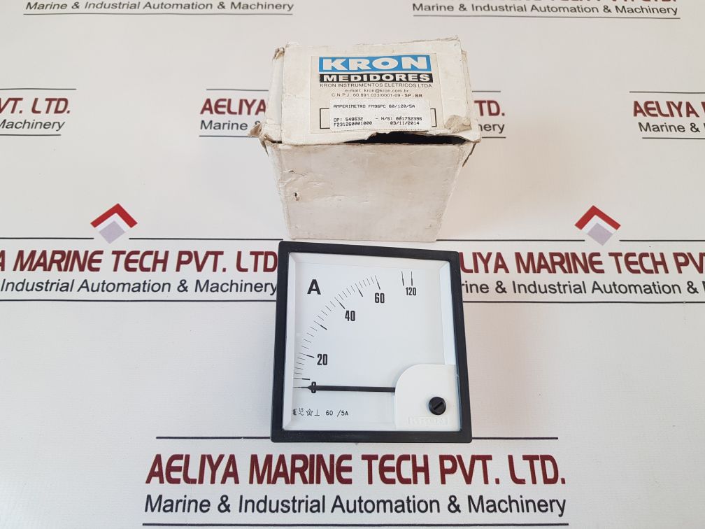Kron Fm96Pc Ammeter 0 To 60120 A
