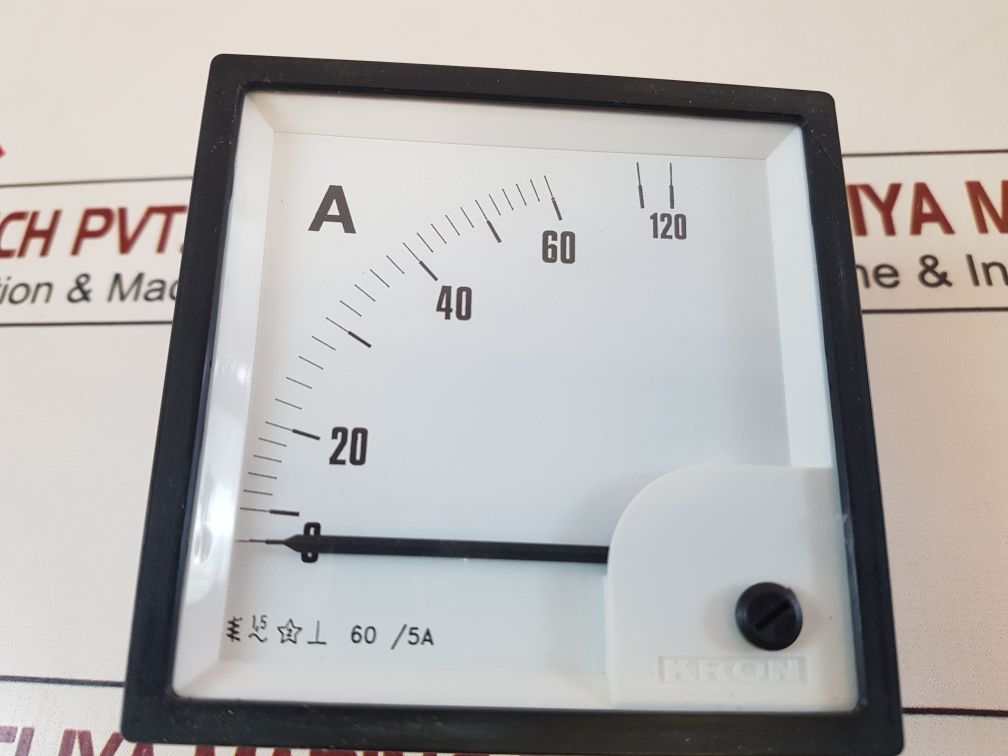 Kron Fm96Pc Ammeter 0 To 60120 A
