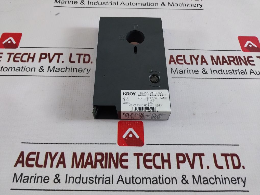 Kroy 2404210 3/16 Tube-white Supply Cartridge