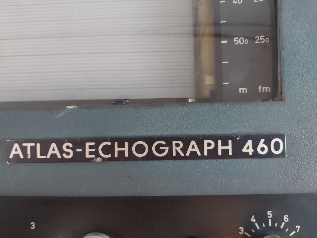 Krupp Atlas-elektronik Echograph 460 Az 6023 Echosounder Display Device