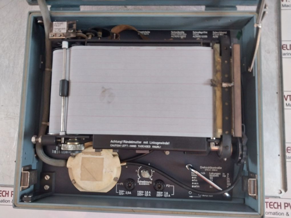Krupp Atlas-elektronik Echograph 460 Az 6023 Echosounder Display Device