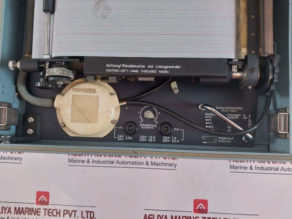 Krupp Atlas-elektronik Echograph 460 Az 6023 Echosounder Display Device