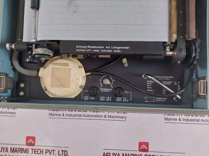 Krupp Atlas-elektronik Echograph 460 Az 6023 Echosounder Display Device