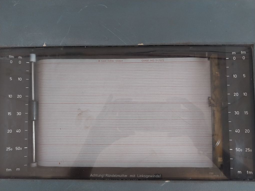 Krupp Atlas-elektronik Echograph 460 Az 6023 Echosounder Display Device