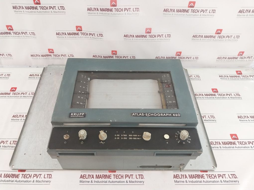 Krupp Atlas-elektronik Echograph 460 Az 6023 Echosounder Display Device