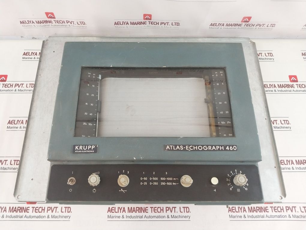 Krupp Atlas-elektronik Echograph 460 Az 6023 Echosounder Display Device