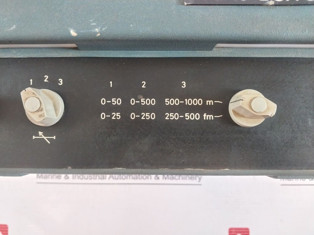 Krupp Atlas-elektronik Echograph 460 Az 6023 Echosounder Display Device