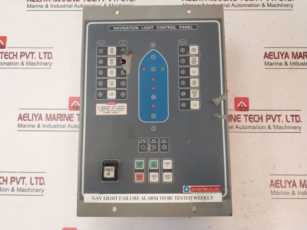 Kt Electric Kt-navicon-b4 Navigation Light Control Panel