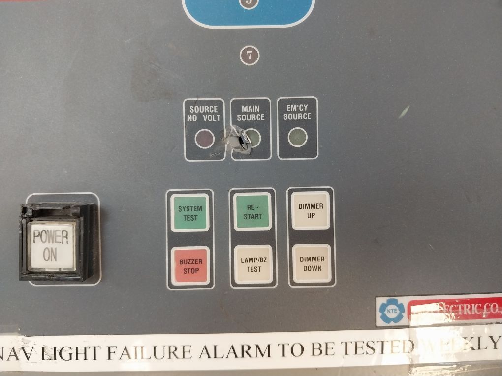 Kt Electric Kt-navicon-b4 Navigation Light Control Panel