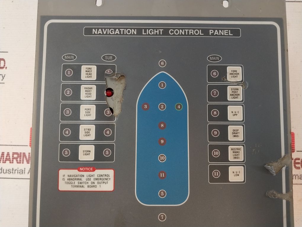 Kt Electric Kt-navicon-b4 Navigation Light Control Panel