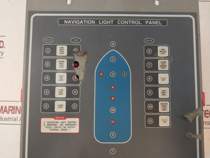 Kt Electric Kt-navicon-b4 Navigation Light Control Panel