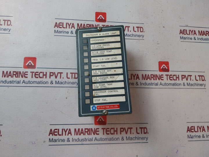 Kt Electric Ktms-20-10 Shutdown & Alarm Lamp