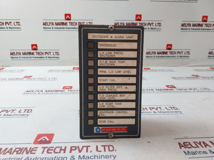 Kt Electric Ktms-20-10 Shutdown & Alarm Lamp