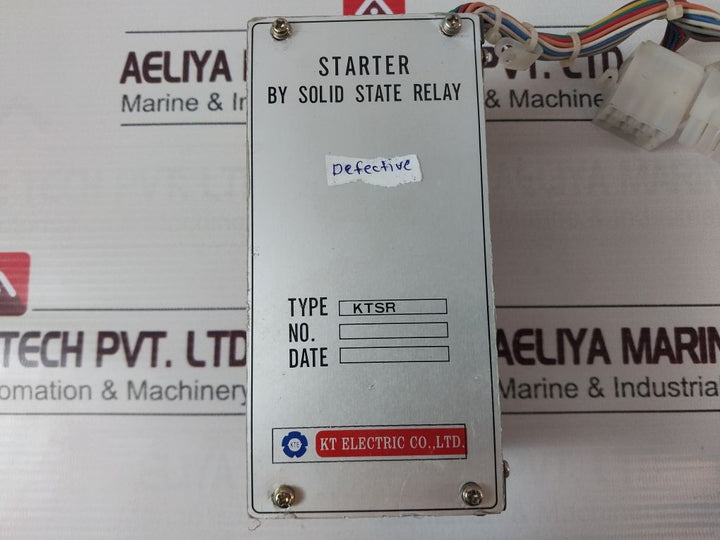 Kt Electric Ktsr Starter By Solid State Relay (Defective)