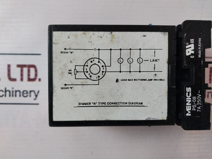 Kte Dc24V(N) Electronic Dimmer Ps-08 7A 250V