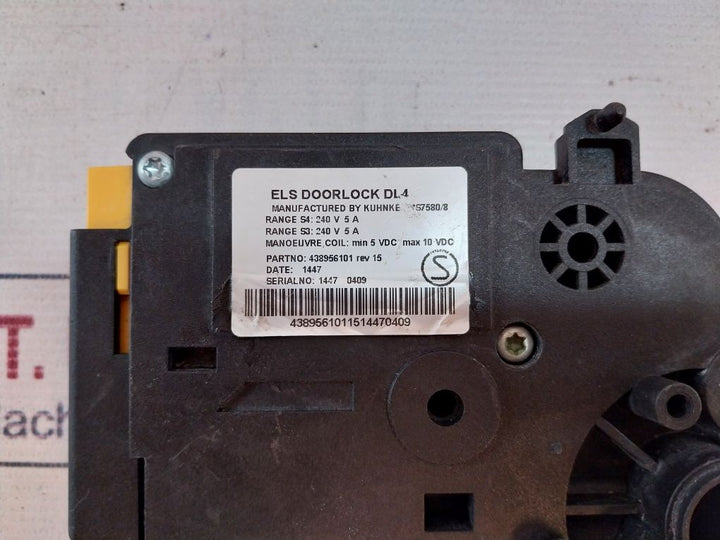 Kuhnke 438956101 Els Door Lock Dl4
