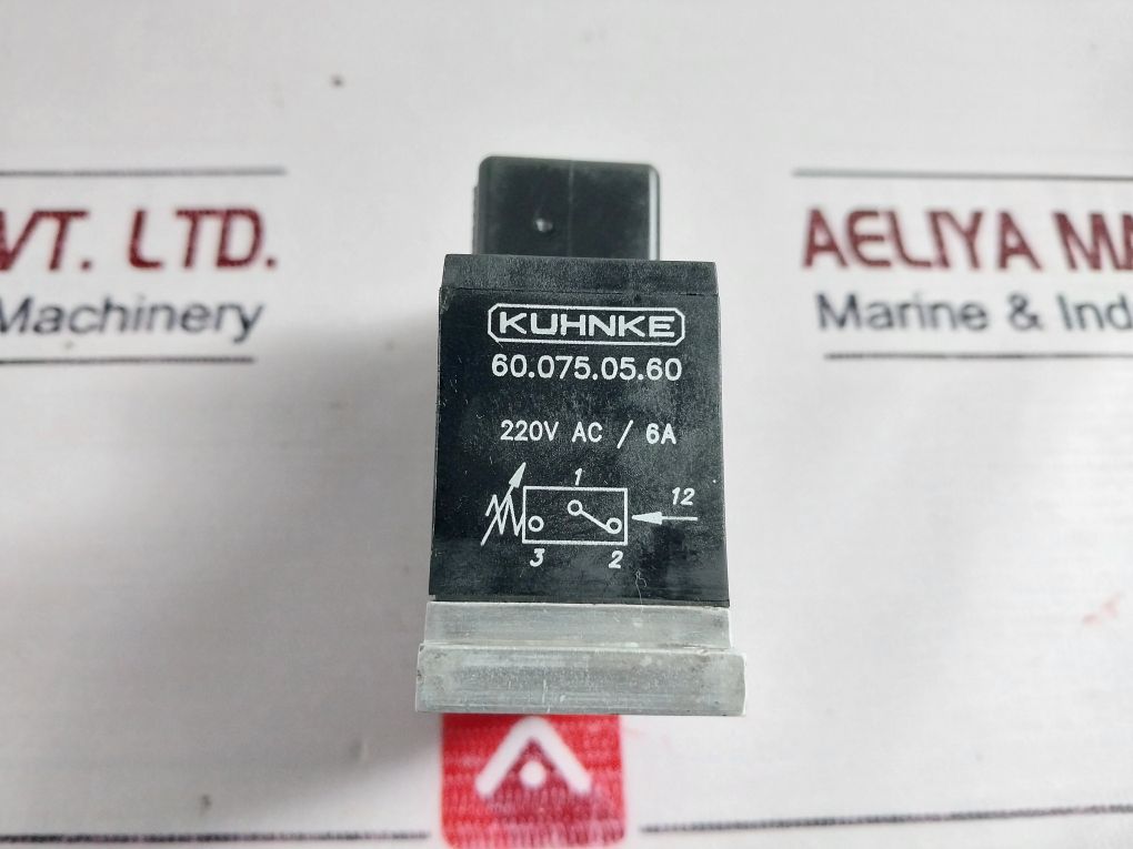 Kuhnke 60.075.05.60 Solenoid Valve 220V Ac/6A