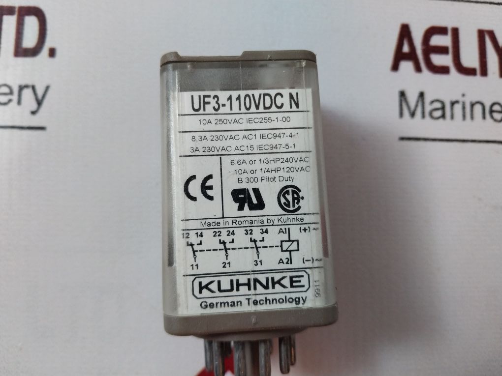 Kuhnke Uf3-110Vdc N Universal Relay