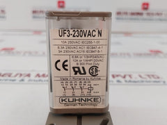 Kuhnke Uf3-230Vac N Relay W/Socket