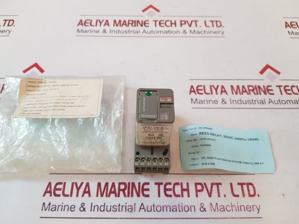 Kuhnke universal uf3d-24vdc1 reed relay