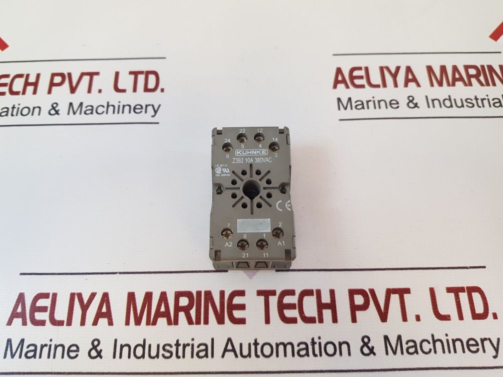 Kuhnke Z392 Universal Relay 8 Pin Octal Socket For 2Pole
