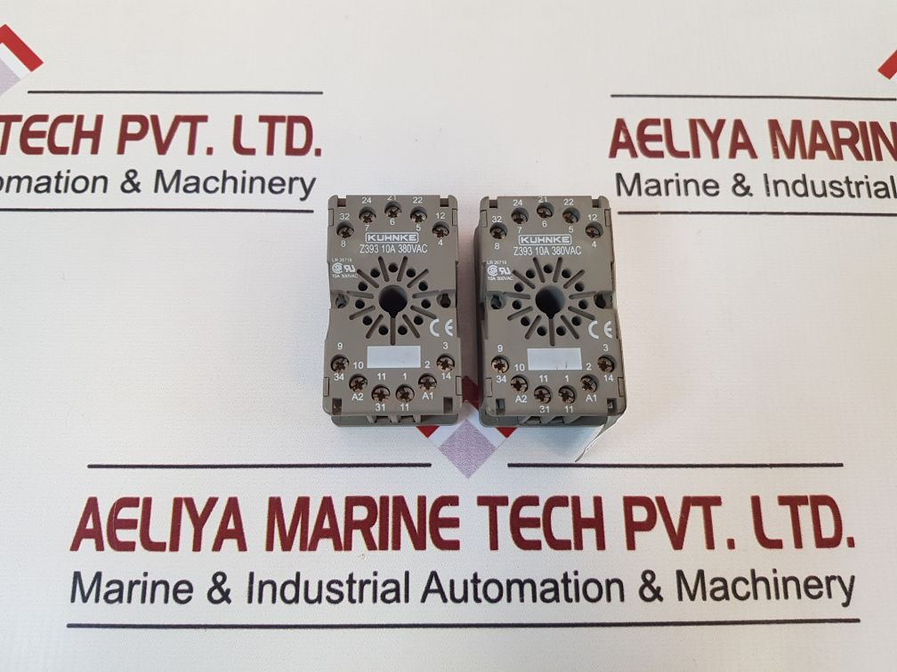 Kuhnke Z393 10A 380Vac Relay Mount Socket