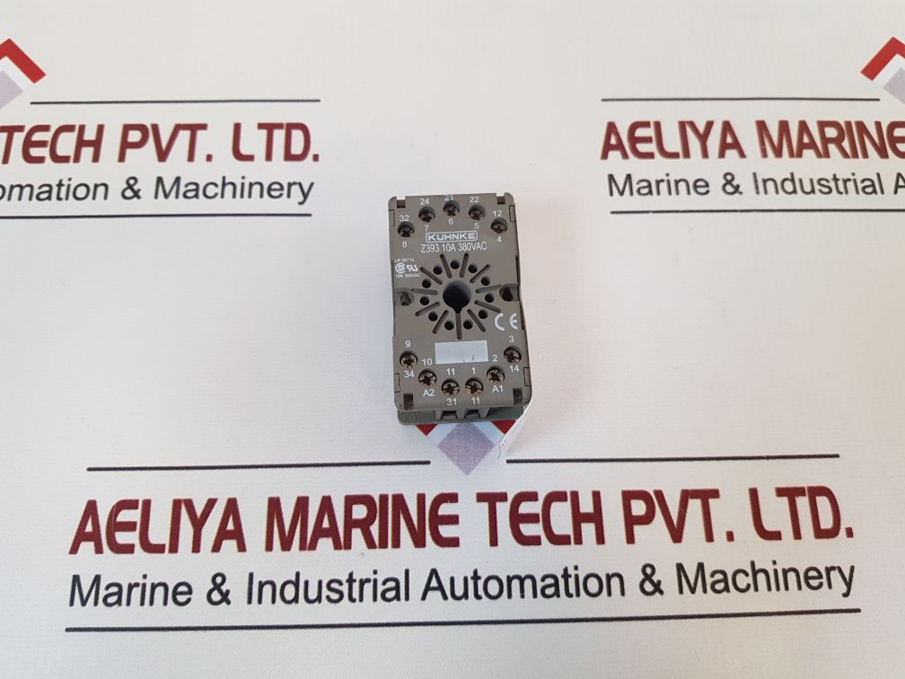 Kuhnke Z393 10A 380Vac Relay Mount Socket