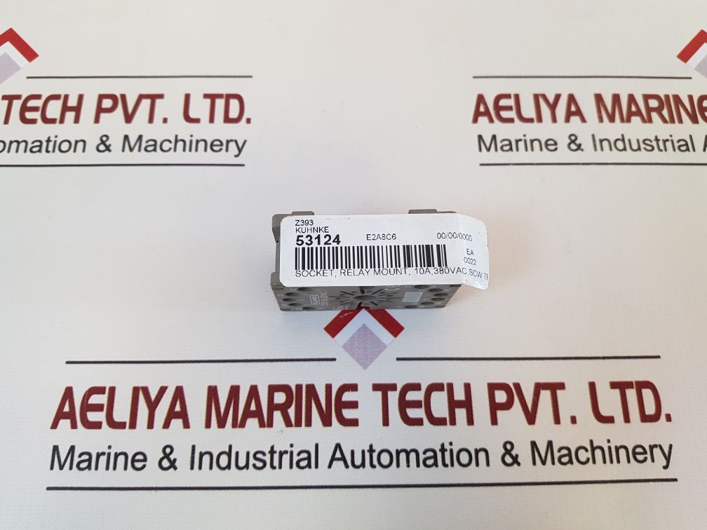 Kuhnke Z393 10A 380Vac Relay Mount Socket