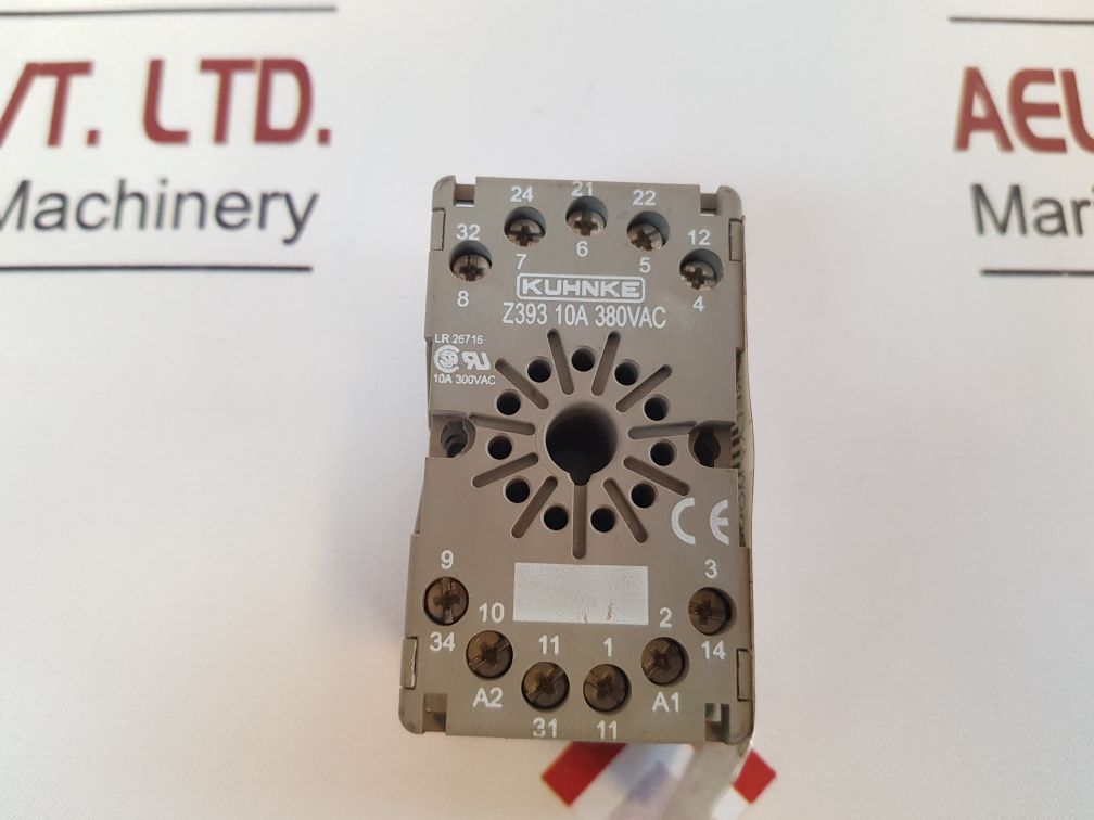 Kuhnke Z393 10A 380Vac Relay Mount Socket
