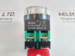 Kun Hung Kpb30Wm Pushbutton Switch 250Vac 6A