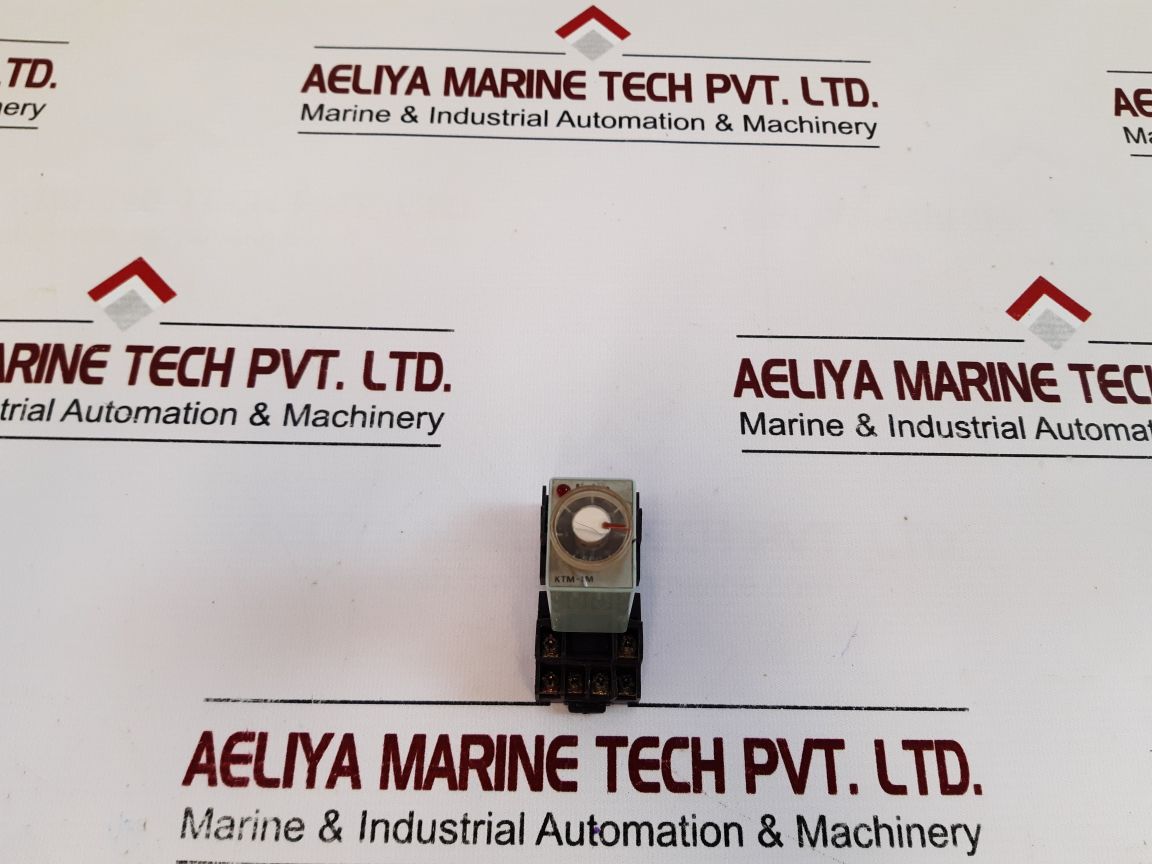 Kun Hung Ktm-1M Timing Relay 0 To 30 Sec With Socket Base
