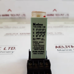 Kun Hung Ktm-1M Timing Relay 0 To 30 Sec With Socket Base
